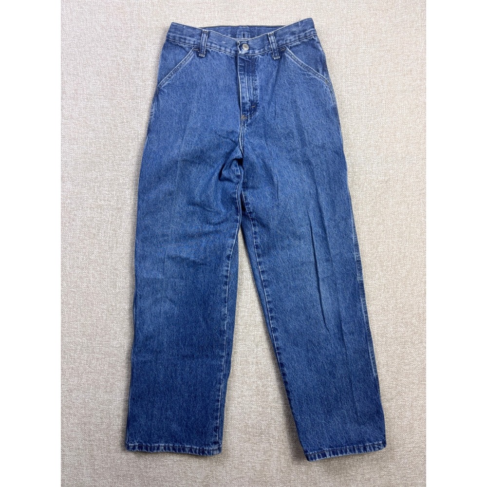 Wrangler WRG Jeans Co Kids Blue Carpenter Denim Pants Size 14 Regular 877BWVD